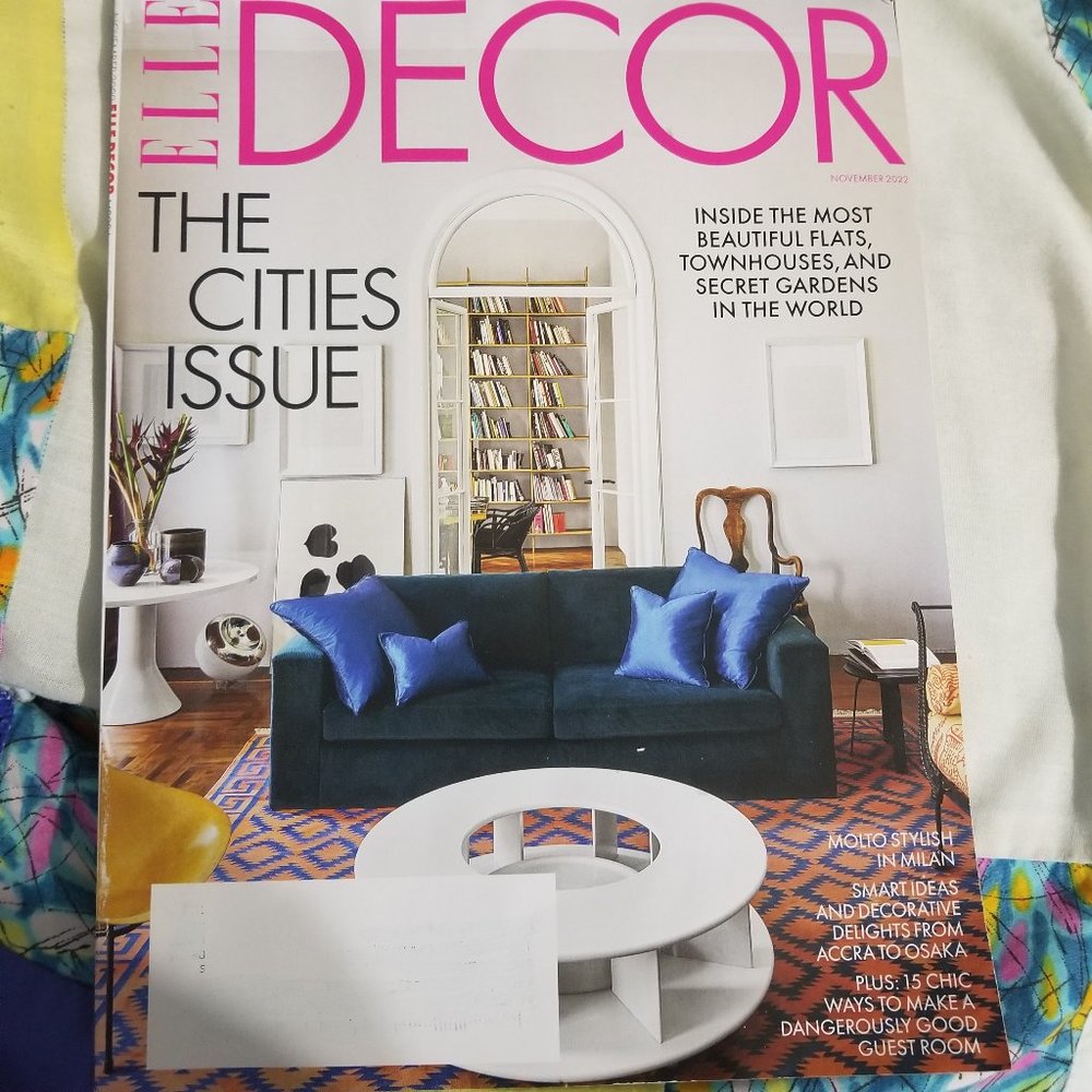 Elle Decor Magazine | The Cities Issue | November 2022